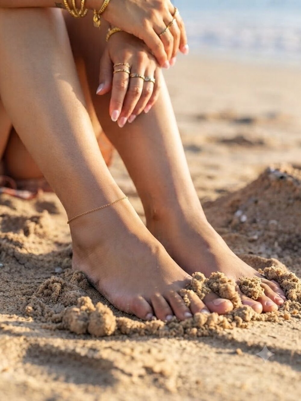 Boho Minimalist Gold Anklet